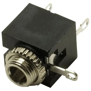 3.5 mm mini jak Şasi Panel Montajlı stereo kulaklık Soket Anahtarı Küp Konektörü