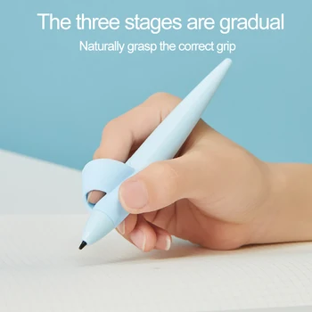 Çocuk Yazma Kalem kalemlik Çocuklar Öğrenme Uygulama Silikon Kalem Yardım Duruş Düzeltme Cihazı Öğrenciler için