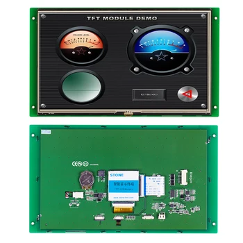 TFT LCD Endüstriyel Panel 10.1 İnç kontrol panosu Ve RS485 Arayüzü