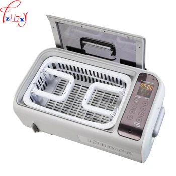 220 V 300 W 1 ADET Ev masaüstü ultrasonik temizleme makinesi 6L mücevher yanlış diş ultrasonik temizleme makinesi
