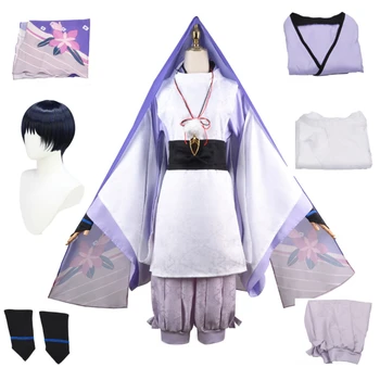 Oyun Genshin Darbe Kunikuzushi Scaramouche Cosplay Kostümleri Tam Set Kıyafetler Kadınlar Yetişkinler için Rol Oynamak Cadılar Bayramı Karnaval Elbise
