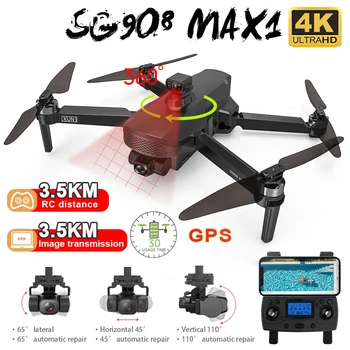 GPS 4K Profesyonel 3-Eksen Gimbal HD Kamera 2.4 G Wifi Dron 3KM RC Helikopter Quadcopter Drone VS SG906 