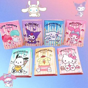 Sanrioed Cüzdan Pu Deri Kawaii Anime Benim Melody Kuromi Hello Kitty Sevimli Su Geçirmez Yüksek Kapasiteli Cüzdan Çanta Çocuklar Hediyeler