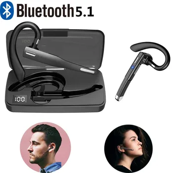 Kablosuz bluetooth 5.1 Kulaklık Gürültü Azaltma HandsFree Kulaklık Stereo Müzik Kulaklık İle LED dijital ekran Kulak İçi Kulaklık