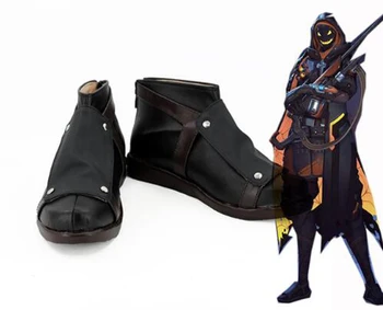Oyun DÜŞÜK Ghoul Ana Cosplay Çizme Ayakkabı Kostüm Aksesuarları Cadılar Bayramı Partisi Botları Yetişkin Erkekler için DÜŞÜK Ayakkabı